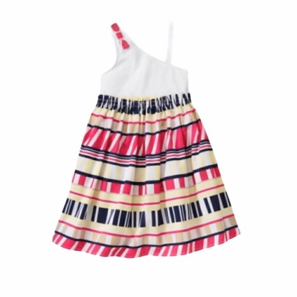 Gymboree Cape Cod Cutie Nautical Dress Navy Pink - Picture 1 of 8
